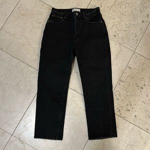 A&F Ultra High Rise Ankle Straight Curve Love